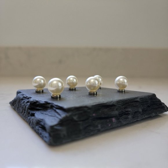 Ivory Pearl Magnet Set - Classy & Elegant Fridge Magnets - Picture 2 of 7